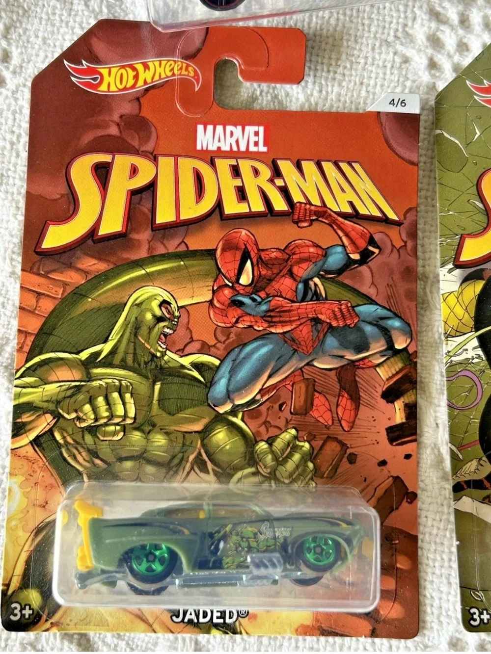 Hot Wheels Marvel Spider‑Man 2016 Complete Set of 6 – Diecast Cars – New